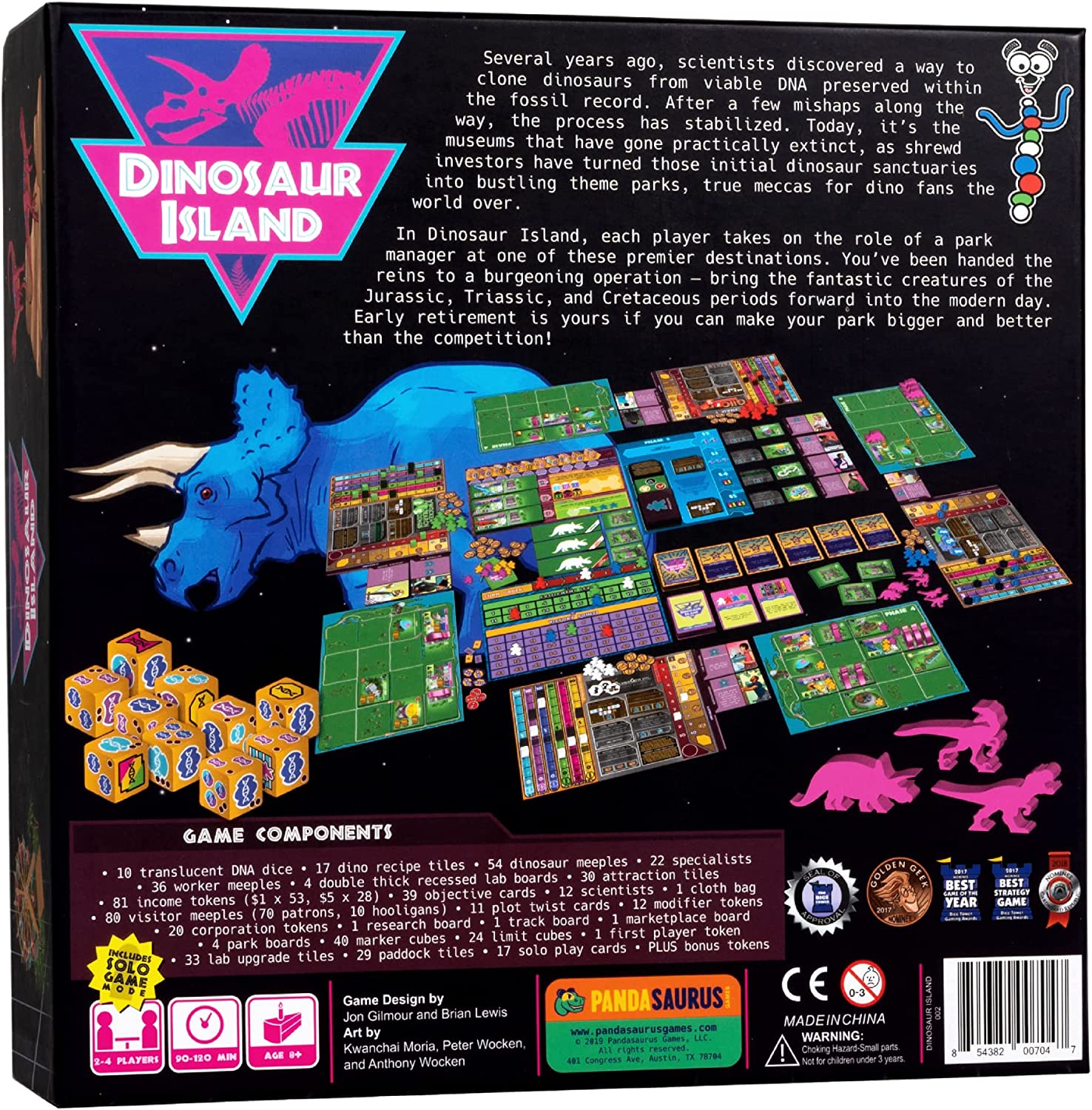 PANDASAURUS  BOARD GAME-DINOSAUR ISLAND Secondary image