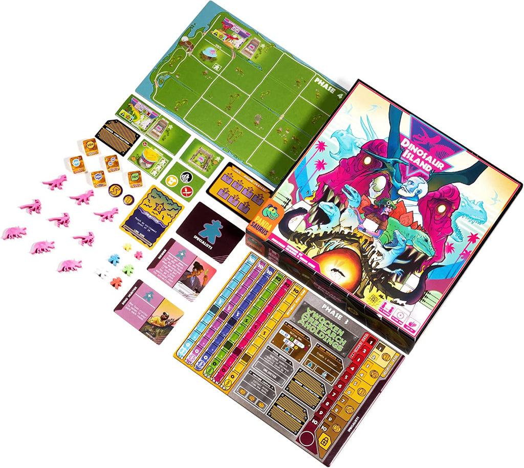 PANDASAURUS  BOARD GAME-DINOSAUR ISLAND