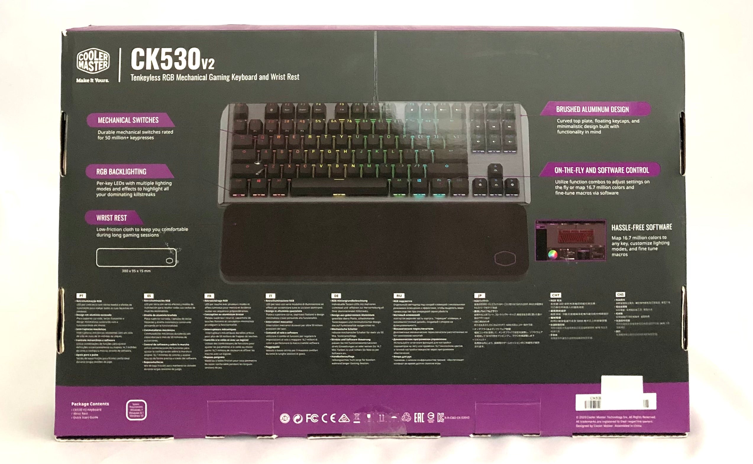 Cooler Master CK530 RGB Mechanical Keyboard Brown V2 - Cash Converters