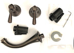 Moen T61070RB Kingsley Oil Rubbed Bronze 2 Handle Wall Mount Lavatory Lever Faucet - Cash Converters