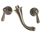 Moen T61070RB Kingsley Oil Rubbed Bronze 2 Handle Wall Mount Lavatory Lever Faucet - Cash Converters