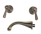 Moen T61070RB Kingsley Oil Rubbed Bronze 2 Handle Wall Mount Lavatory Lever Faucet - Cash Converters