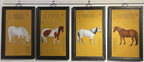 8 Pieces Porcelain Panel With Wooden Frame - Cash Converters