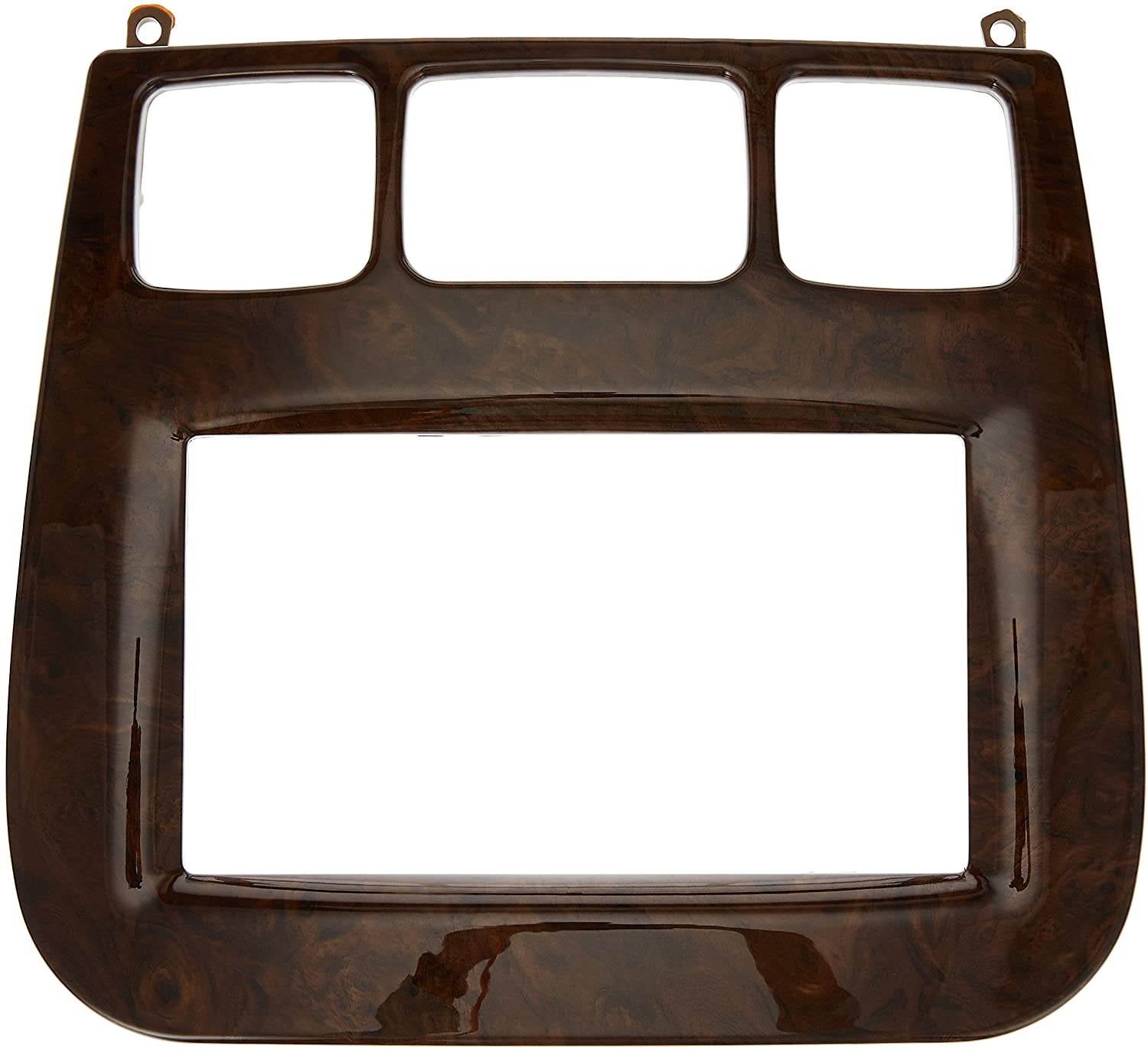 Scosche MZ2354WDDB Compatible with 1998-05 Mercedes Benz S Class ISO Double DIN Dash Kit; Wood Look Finish Secondary image