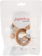Jambu Beads Orbit Rattle Teether White - Cash Converters