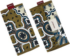 Manduca Organic Cotton Fumbee Teething Pads 1 Pair Mandala Herbs