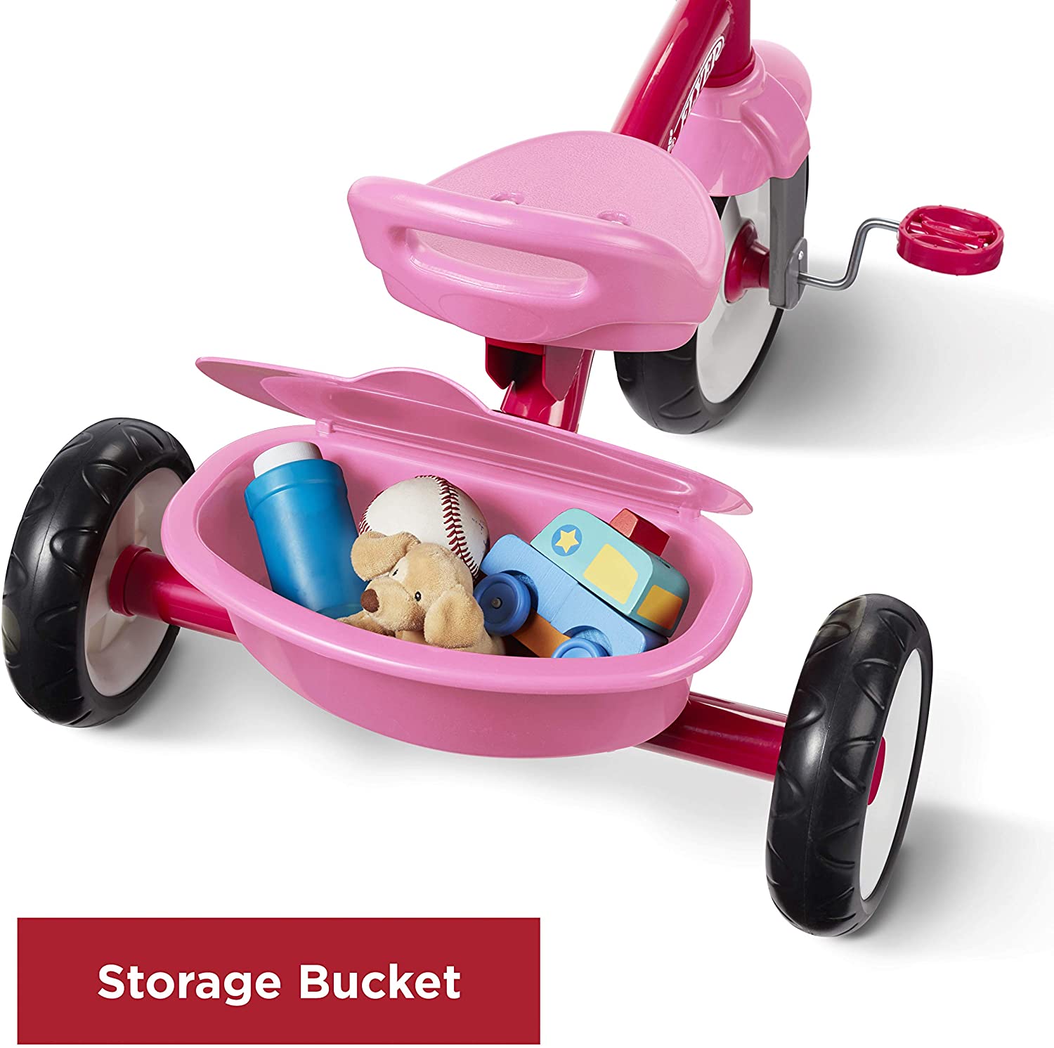 Sepeda Radio Flyer Tricycle Dual Deck Radio Flyer Push Trike