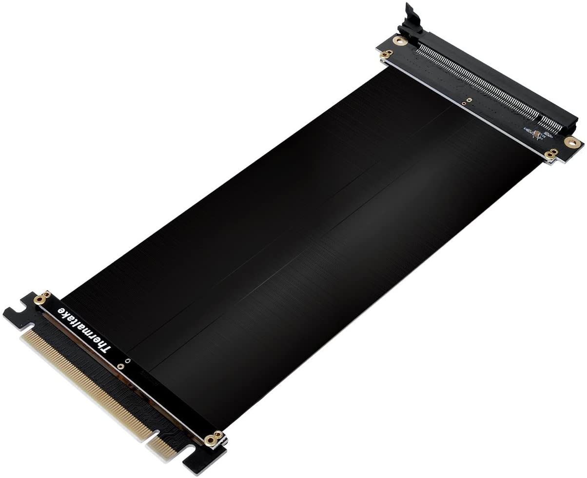 Thermaltake AC-053-CN1OTN-C1 Gaming PCI-E x16 3.0 Black Extender Riser Cable, 200 mm Main image