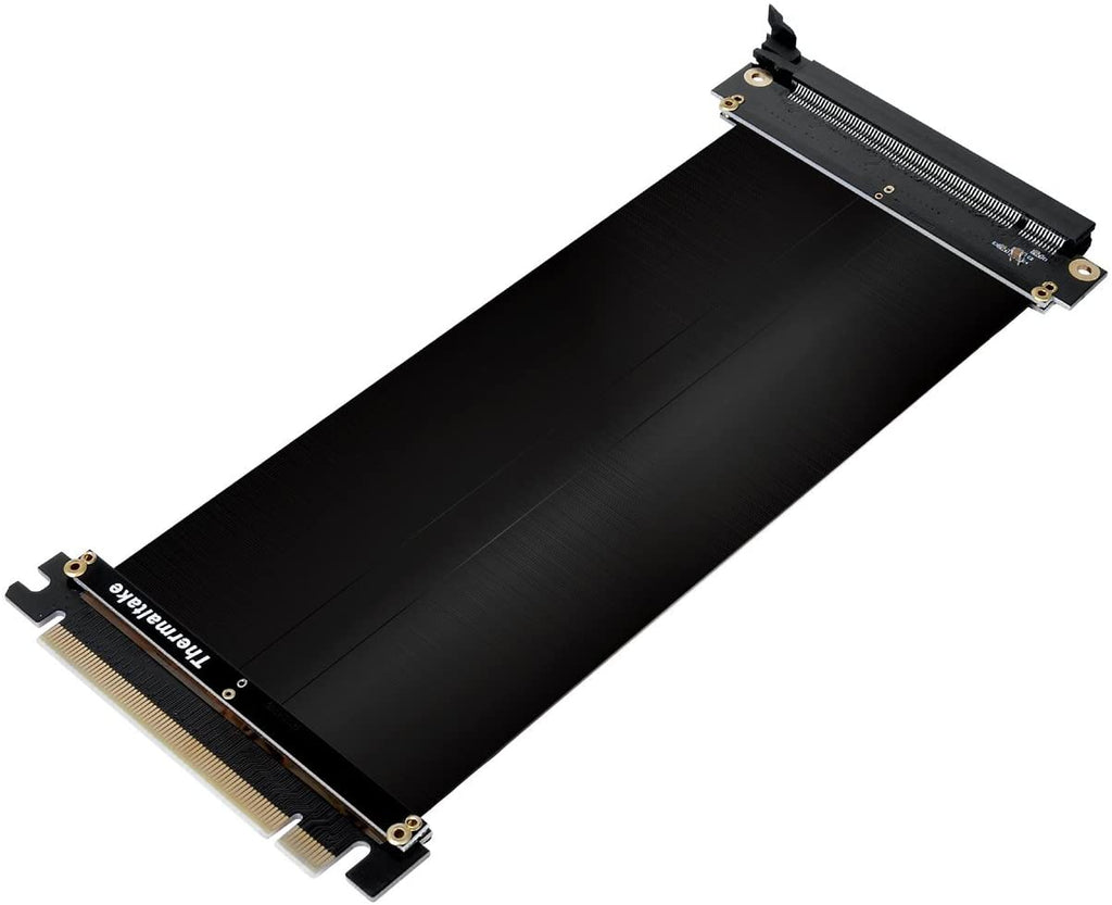 Thermaltake AC-053-CN1OTN-C1 Gaming PCI-E x16 3.0 Black Extender Riser Cable, 200 mm