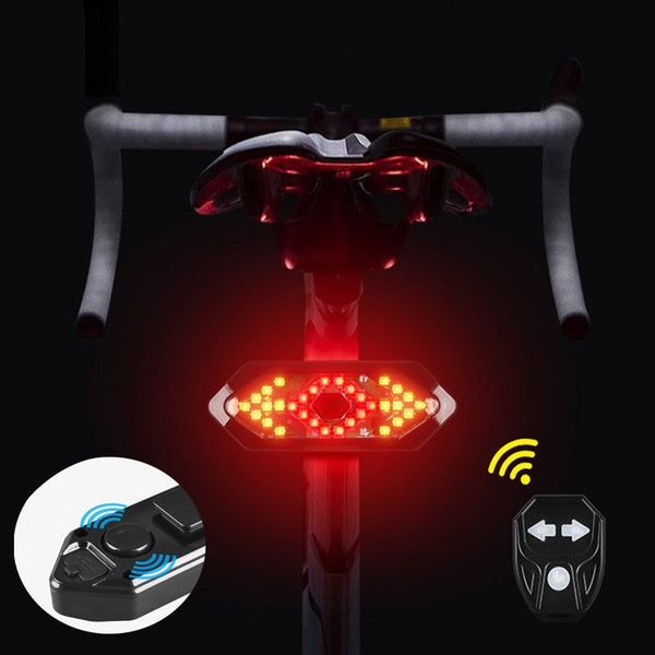 Bicycle Wireless Remote Controlled Tail Light Turn Signal Main image