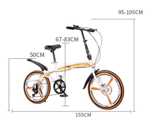 SSPU 20 Inch Foldable Bicycle