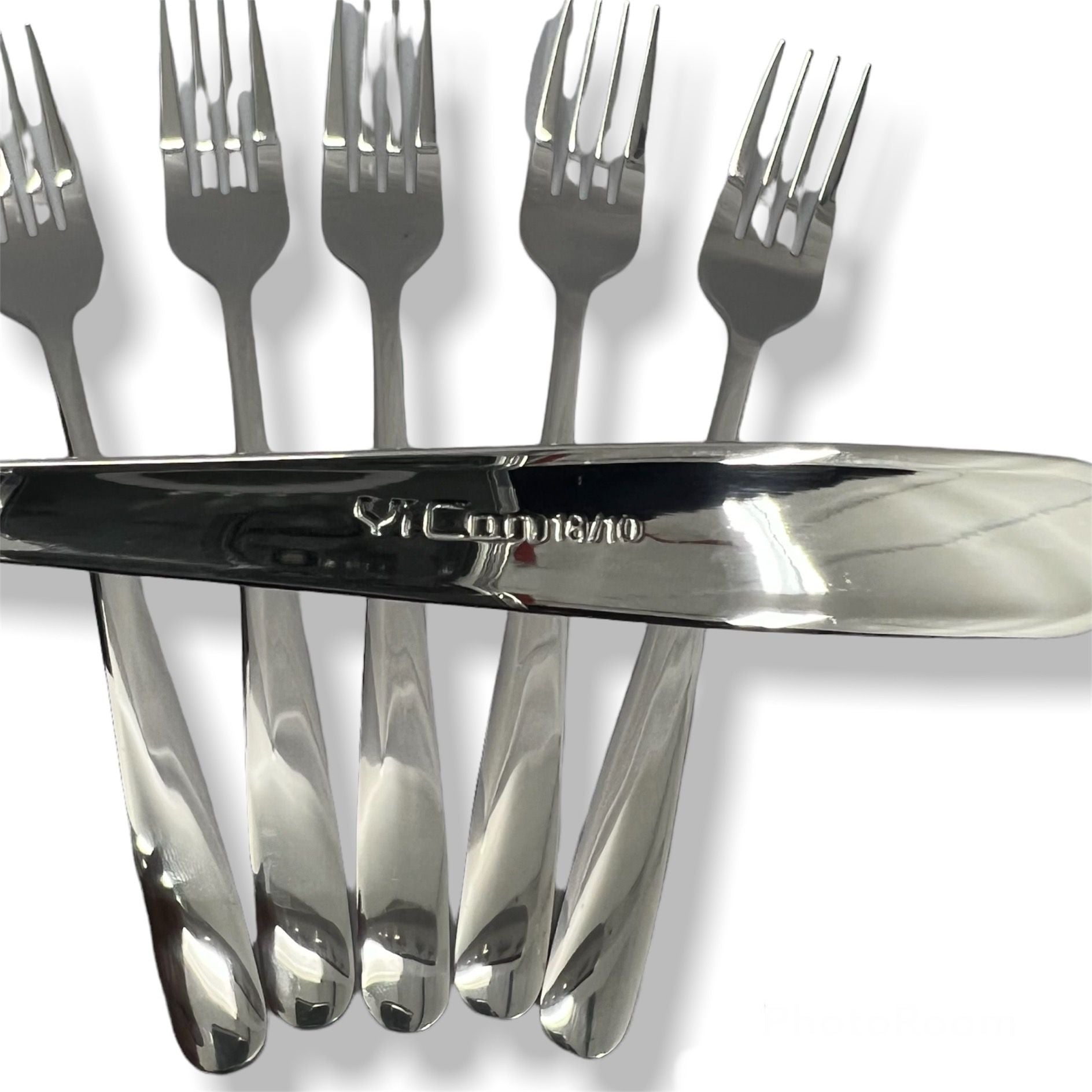 YICAN High Grade Stainless Steel Fork 6 Piece Set Secondary image