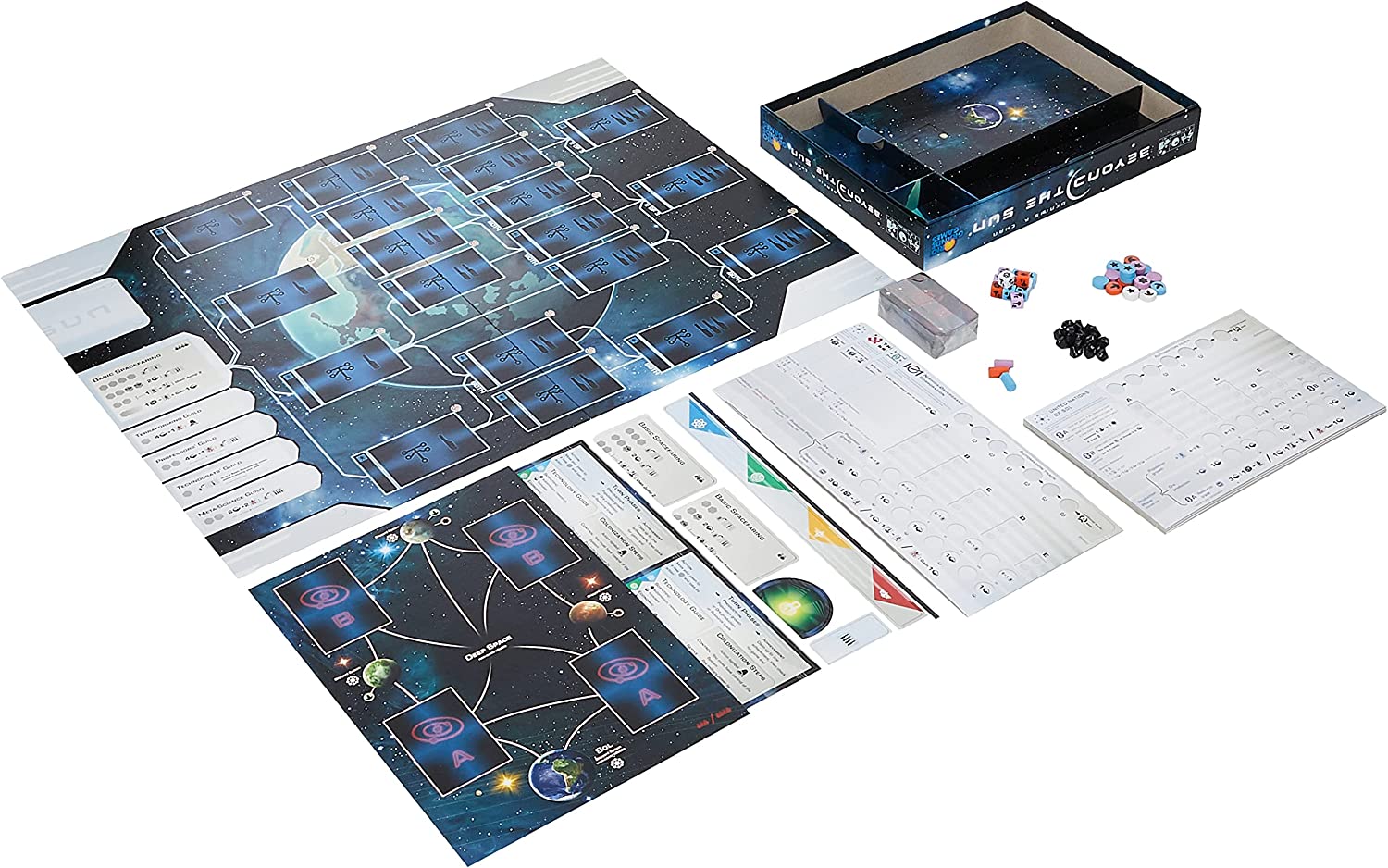 Rio Grande Games Beyond The Sun Strategy Board Game for 2-4 Players, Ages 14+ Main image