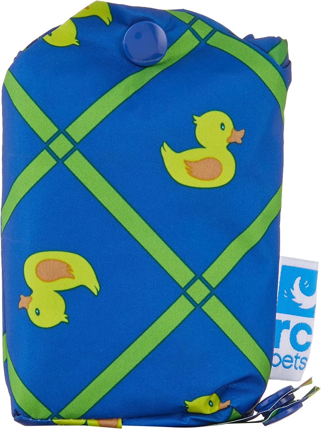 RC Pet Products Packable Dog Rain Poncho Rubber Ducky Medium Secondary image