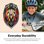 Schwinn Thrasher Bike Helmet Lightweight Microshell Design Child Age 5 To 8 Years