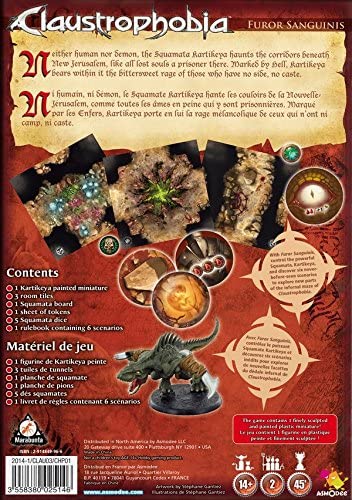 ASMODEE Board Game Claustrophobia Furor Sanguinis Expansion Secondary image