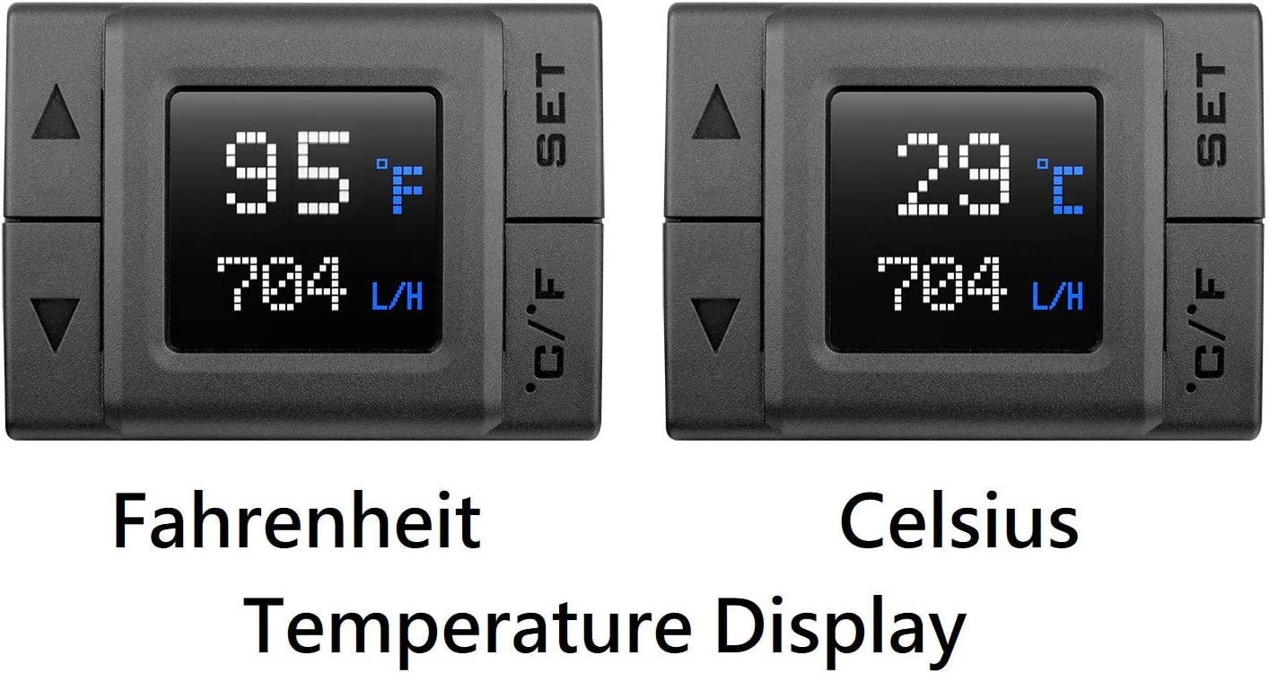Thermaltake Pacific TF1 Cooler Temperature and Flow Indicator CL-W219-PL00BL-A