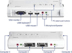TRENDnet 4-Port USB KVM Switch and Cable Kit with Audio TK-409K