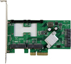 StarTech.com 2 Port PCI Express 2.0 SATA III 6Gbps RAID Controller Card With 2 mSATA Slots And HyperDuo SSD Tiering PCIe SATA 3 Controller