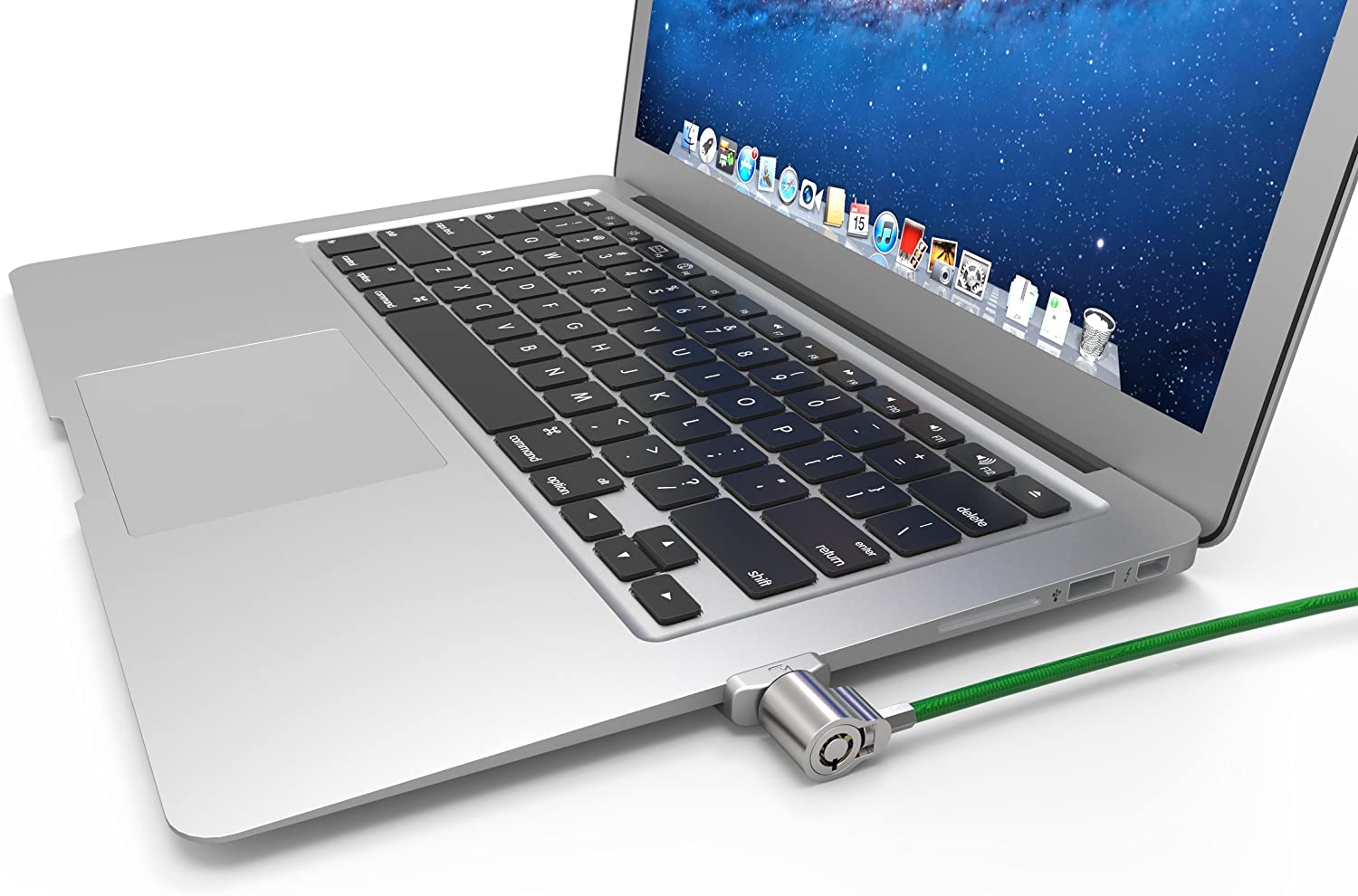 Compulocks MBALDGZ01KL MacBook Air Ledge Witrh Key Type Cable Lock Black Main image
