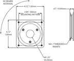Compulocks VESA 100mm Rotating Plate Black