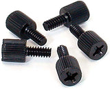 StarTech.com 6-32 5/16in Long Black Metal Computer Case Thumbscrew Pkg of 50