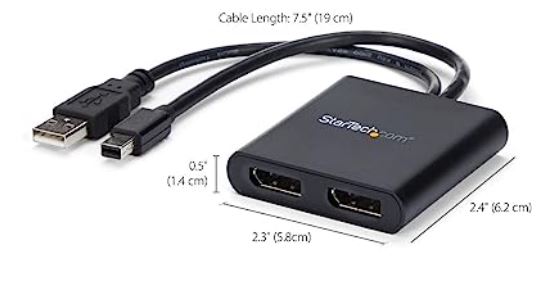 StarTech.com 2Port Multi Monitor Adapter Secondary image