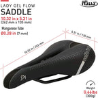 Selle Italia, Lady Gel Flow, MTB and Road Bike Saddle for Women