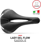 Selle Italia, Lady Gel Flow, MTB and Road Bike Saddle for Women