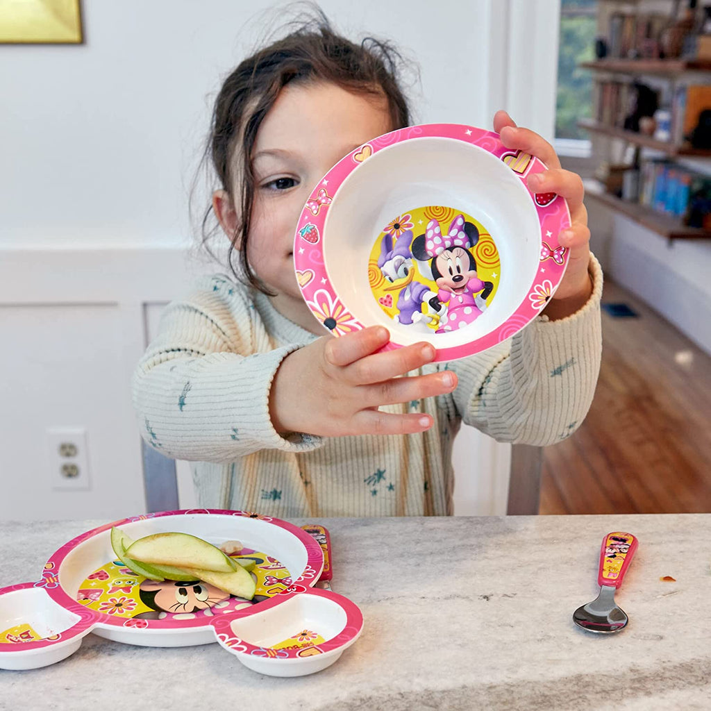 The First Years Disney Baby Minnie Mouse Feeding Set, 4ct
