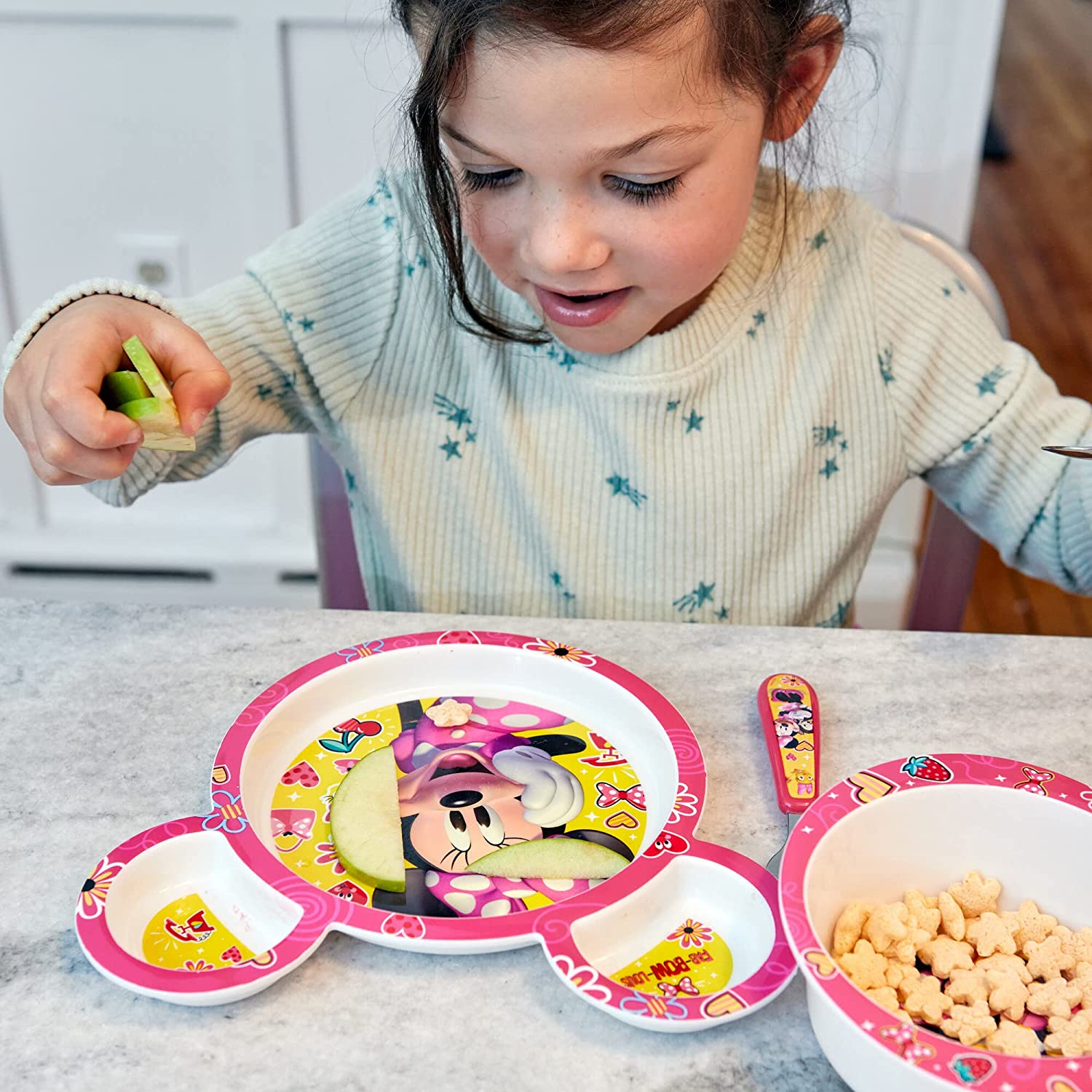 The First Years Disney Baby Minnie Mouse Feeding Set, 4ct