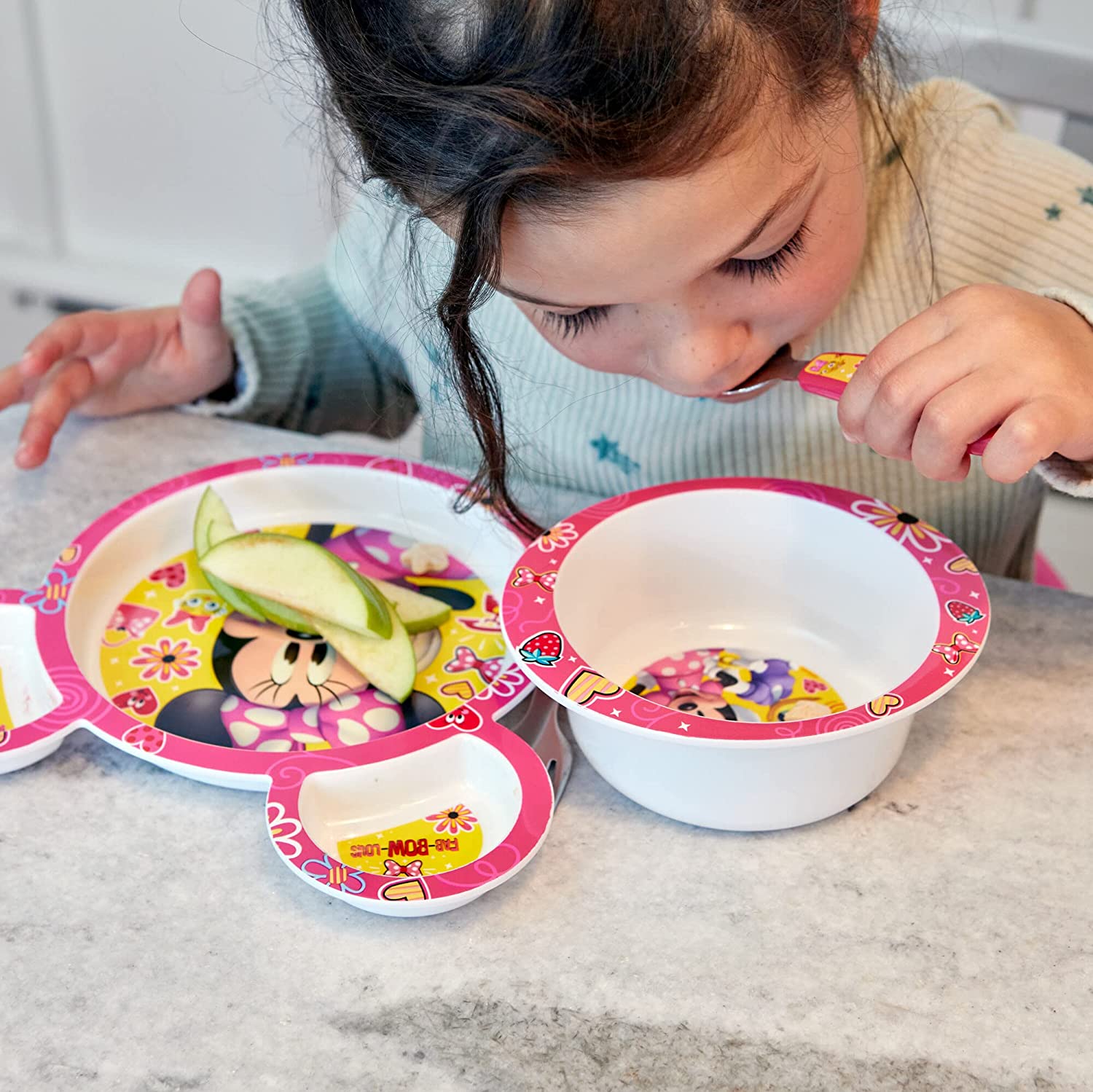 The First Years Disney Baby Minnie Mouse Feeding Set, 4ct