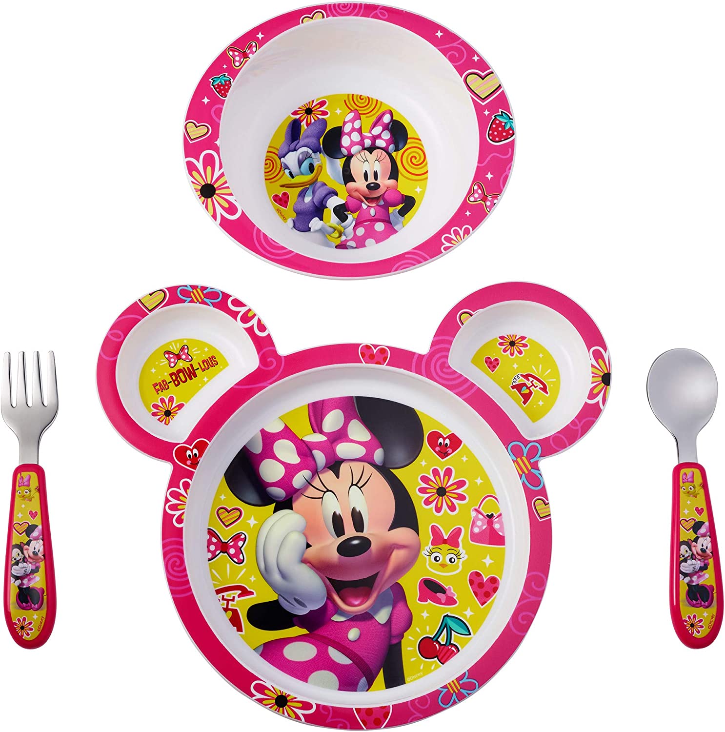 The First Years Disney Baby Minnie Mouse Feeding Set, 4ct Main image