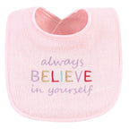 Luvable Friends Unisex Baby Cotton Drooler Bibs with Fiber Filling, Unicorns And Mermaids, One Size