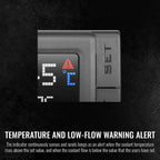 Thermaltake Pacific TF2 G1/4 Copper Core Construction TT RGB Plus Software Monitoring Celsius Fahrenheit Temperature and Flow Indicator CL-W275-CU00SW-ACS000523