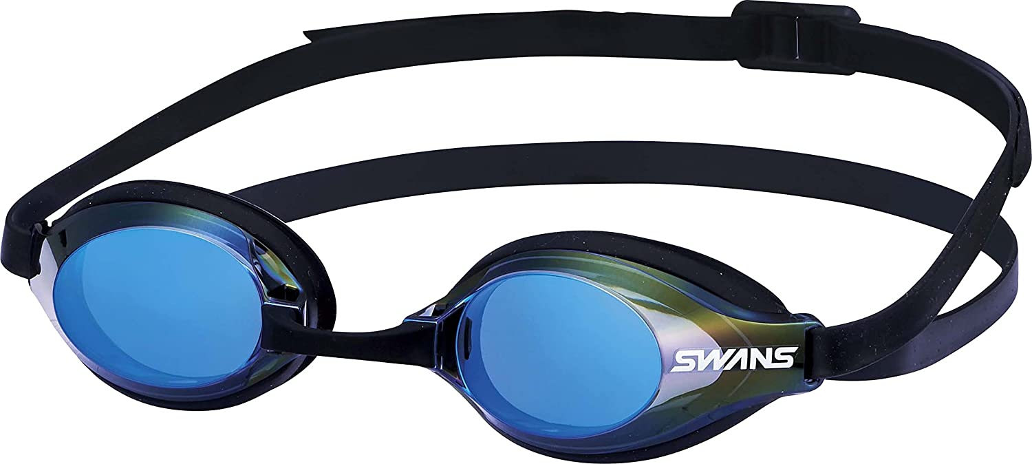 Swans SR-3M SMBL Racing Adult Mirror Swim Goggles SmokeBlue Main image
