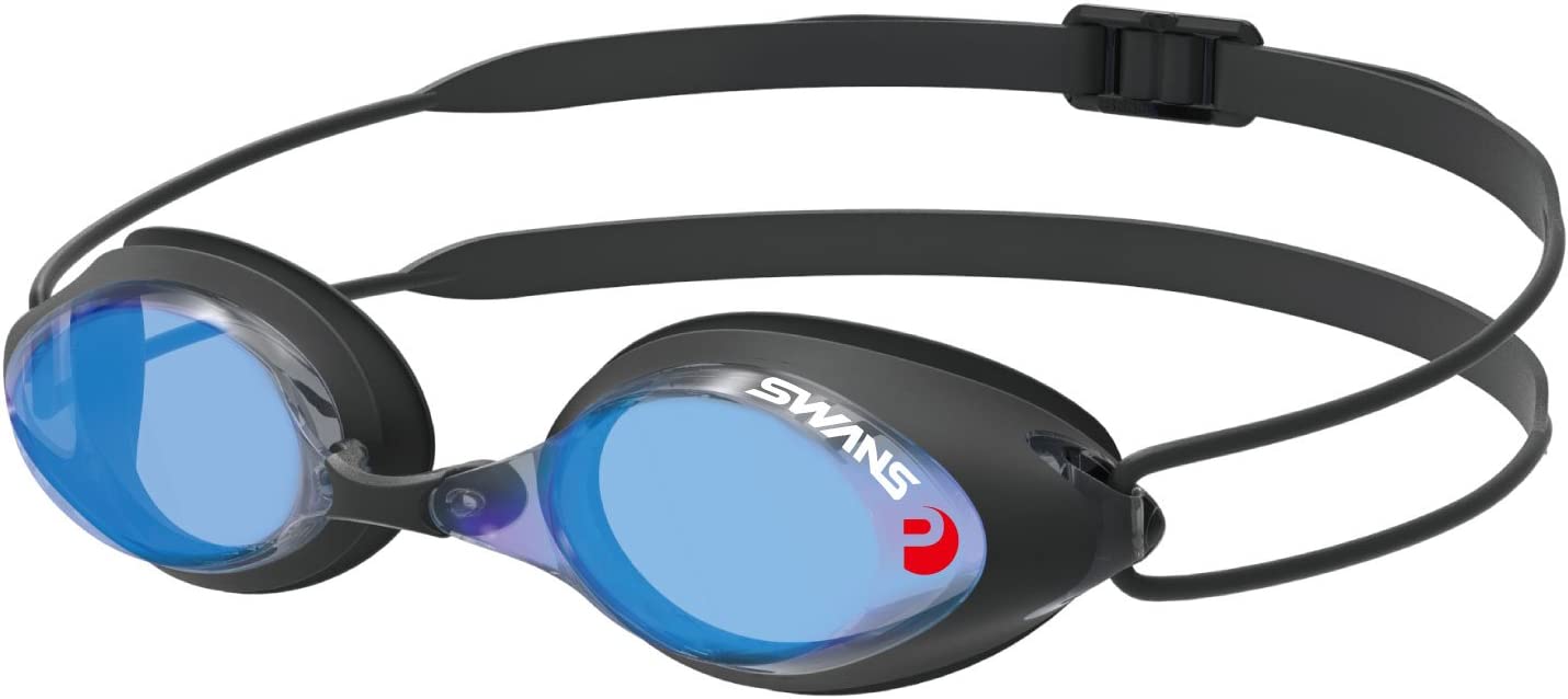Swans SRX-M PAF SMBL Fina Approved Adult Racing Mirror Swim Goggles SmokeBlue Main image