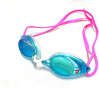 Swans SRXM PAF SBRU Fina Approved Adult Racing Mirror Swim Goggles Sky BlueFlash Ruby