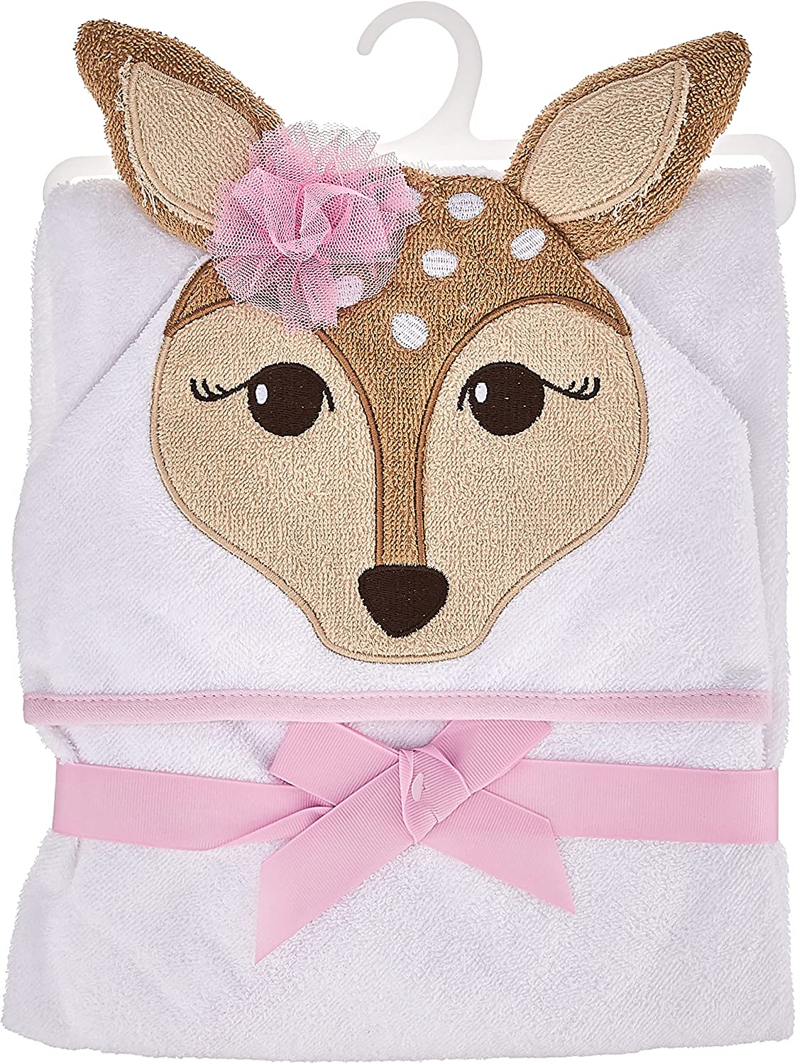Hudson Baby Animal Hooded Towel Fawn 33in x 33in Main image