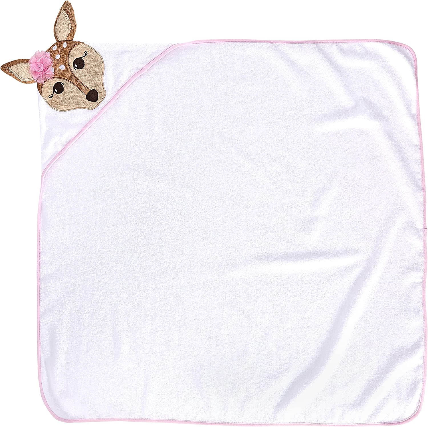 Hudson Baby Animal Hooded Towel Fawn 33in x 33in Secondary image