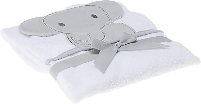 Hudson Baby Animal Hooded Towel Elephant 33in X 33in Main image