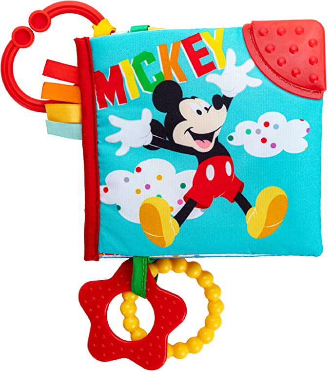 KIDS PREFERRED 79255 Mickey Mouse at The Park Soft Book for Babies Main image