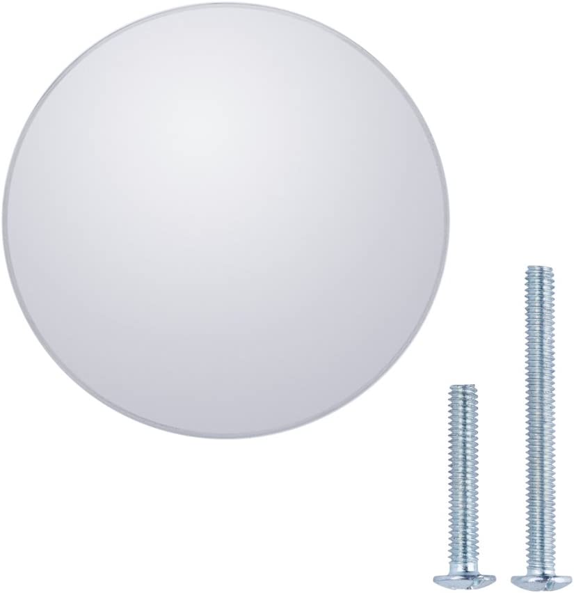AmazonBasics Round Cabinet Knob 1.57in Diameter Polished Chrome 10Pack Main image
