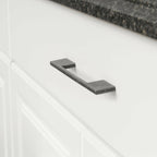 AmazonBasics Wide Die Cast Cabinet Handle 6.57in Length 6.3in Hole Center Antique Silver 10Pack