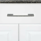 AmazonBasics Wide Die Cast Cabinet Handle 6.57in Length 6.3in Hole Center Antique Silver 10Pack