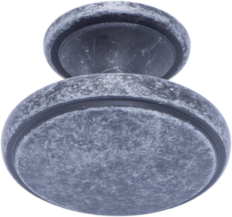 AmazonBasics Modern Wide Top Ring Cabinet Knob 1.52in Diameter Antique Silver 10Pack Secondary image