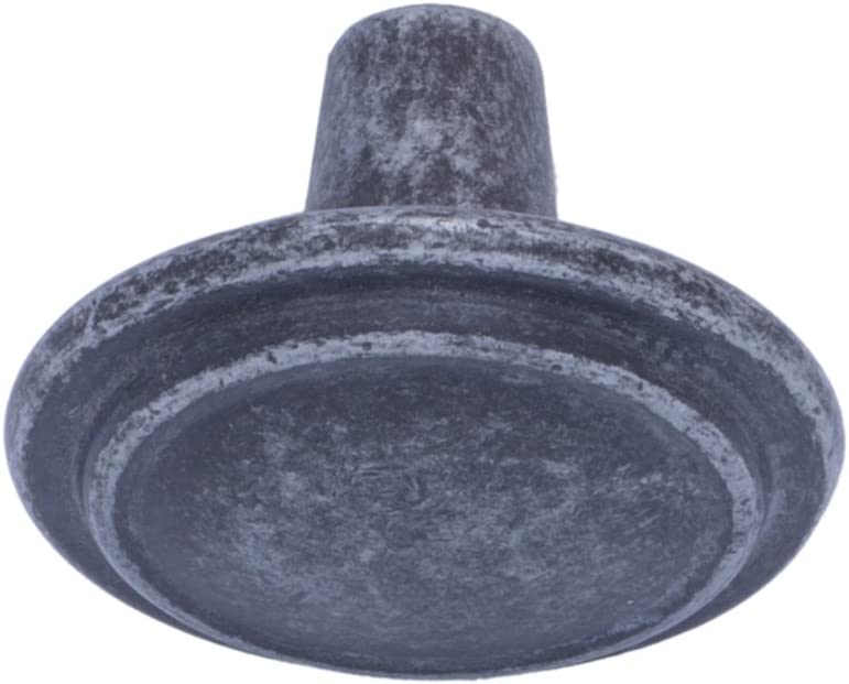 AmazonBasics Straight Top Ring Cabinet Knob 1.25in Diameter Antique Silver 10Pack Secondary image