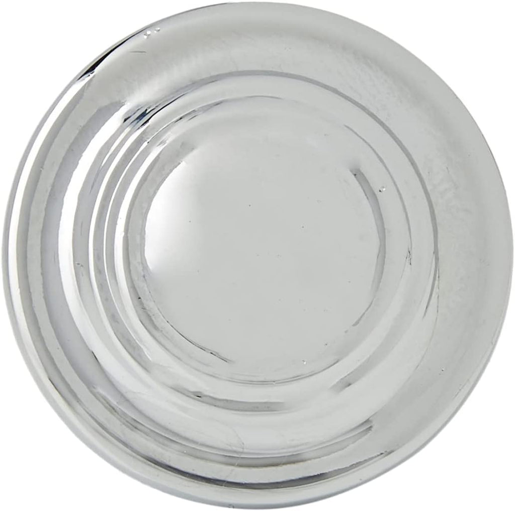 AmazonBasics Traditional Top Ring Cabinet Knob 1.25inch Diameter Polished Chrome 50Pack
