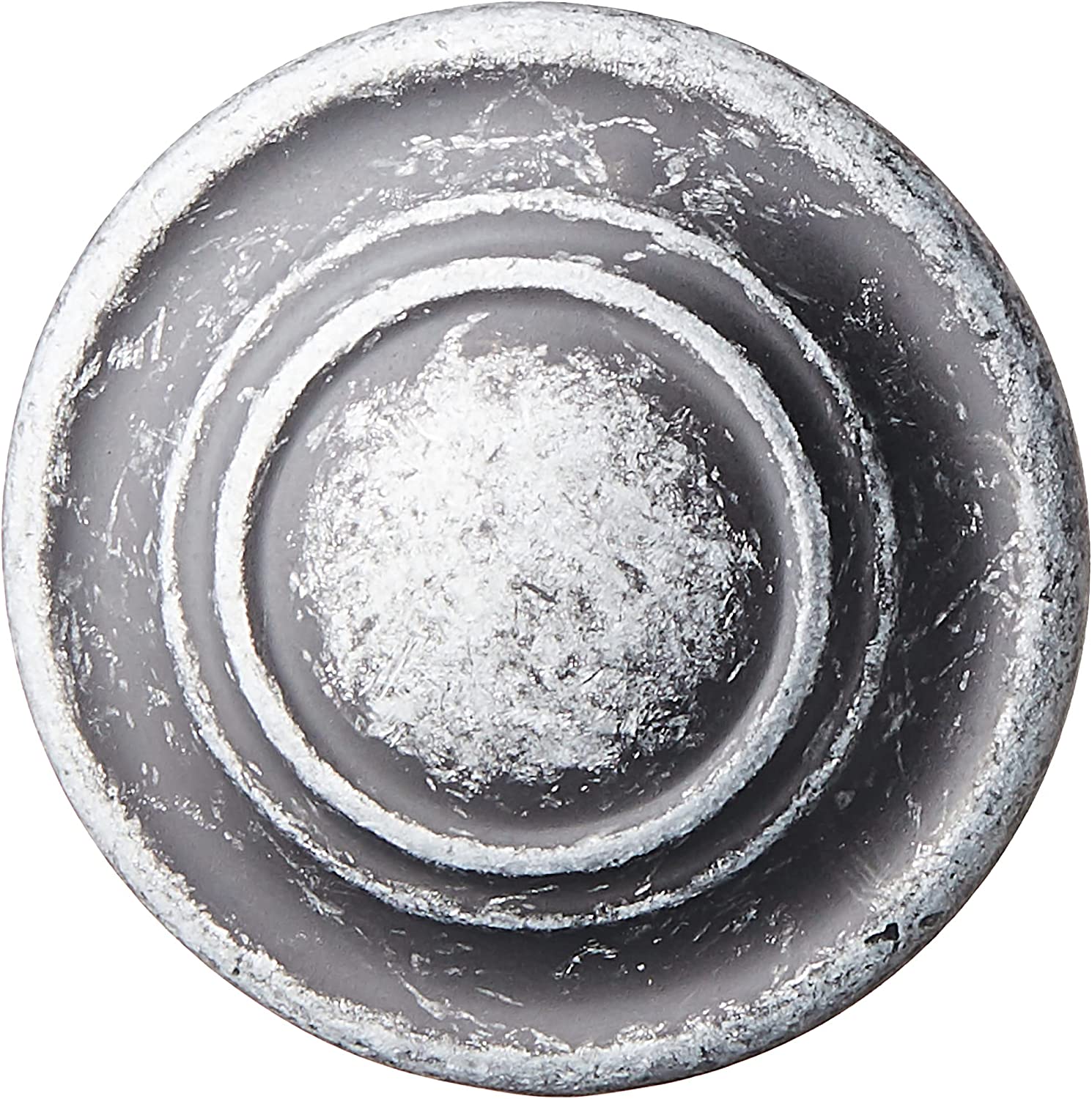 Amazon Basics Traditional Top Ring Cabinet Knob 1.25inch Diameter Antique Silver 25Pack Main image