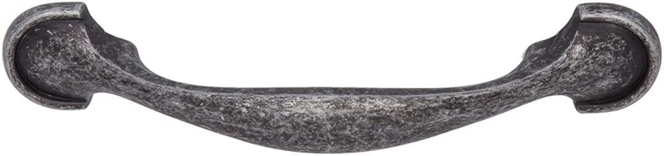 AmazonBasics Rounded Foot Cabinet Handle 4.63in Length 3in Hole Center) Antique Silver 10Pack Secondary image